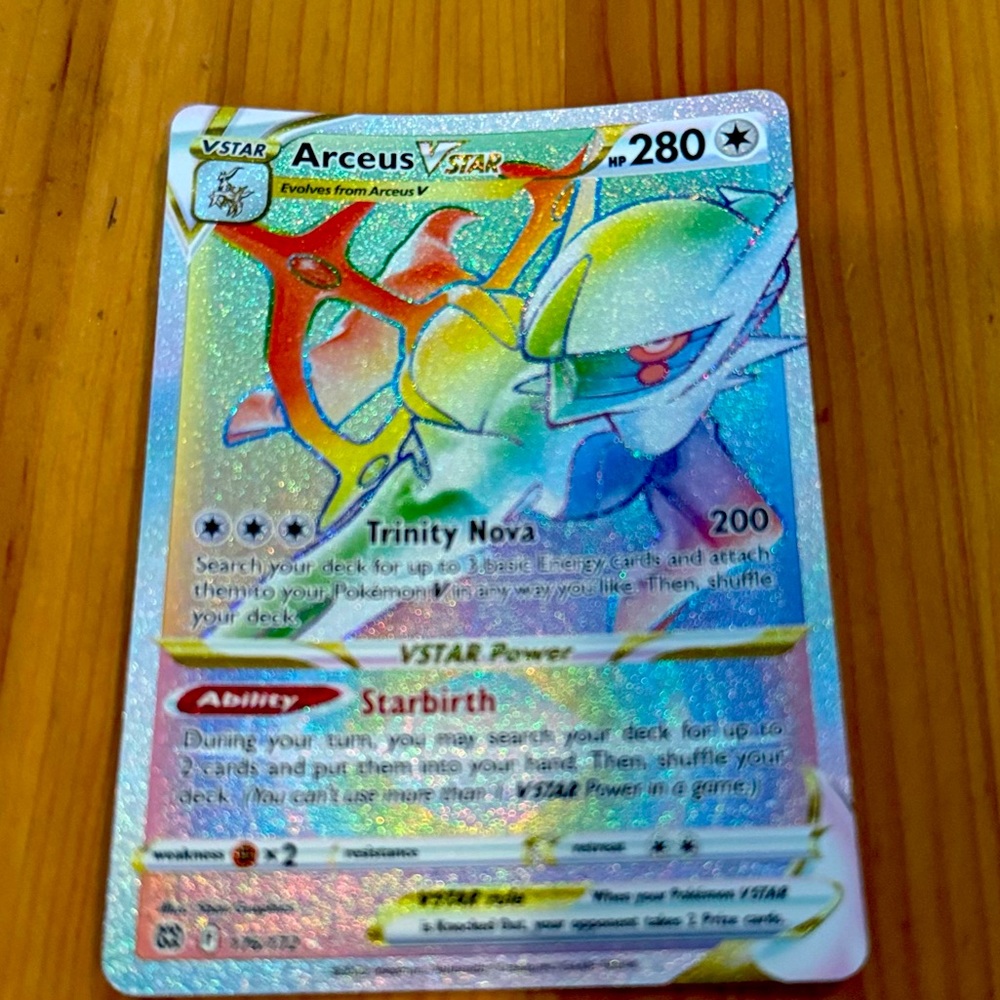 Arceus V rainbow art